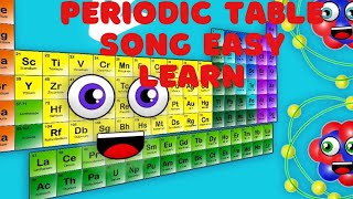 The New Periodic Table Song Easy To Learn [upl. by Rosenzweig]