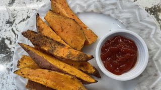 EPISODE 98 OVENROASTED SWEET POTATO FRIES [upl. by Neddy]