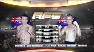 AFC 1 DAN RICHARDSON VS HUGH CAMERON [upl. by Olfe]