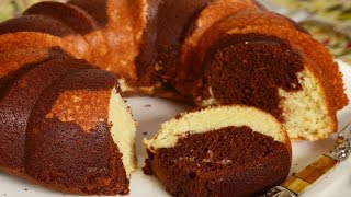 Marble Cake Recipe Demonstration  Joyofbakingcom [upl. by Assert404]