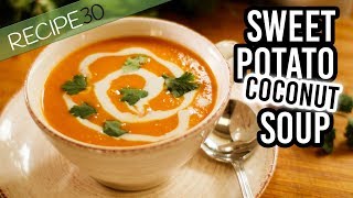 Quick Sweet potato and coconut milk soup [upl. by Zohar]