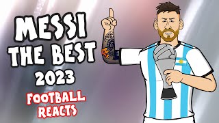 🏆MESSI IS THE FIFA BEST PLAYER 2023🏆 For the 8th time [upl. by Leakim]