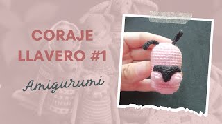 Mini Coraje Amigurumi llavero [upl. by Giamo]