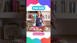 Can Can RHYTHM GAME with Cardboard Tubes [upl. by Norrahs]