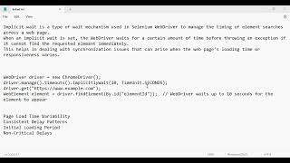 What are waits available in Selenium Easy explanation [upl. by Gregoire]