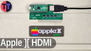 Apple II HDMI Card  A2DVI [upl. by Enohpets]