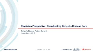 Physician Perspective on Behcets Disease [upl. by Asirap]