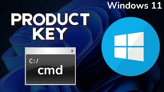 How to Find Product Key on Windows 11 using CMD [upl. by Finnigan]