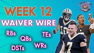 Week 12 Waiver Wire amp Injury Recap  Fantasy Football 2024 [upl. by Burkhard]