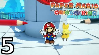 Paper Mario The Origami King  Part 5 Overlook Tower and Boss [upl. by Nellac518]