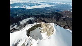 Hiking the highest volcano in Mexico Pico de Orizaba quotCitlaltépetlquot Drone HD [upl. by Nyltyak]