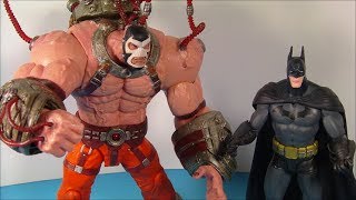 DC COLLECTIBLES BATMAN vs BANE 2 PACK ARKHAM ASYLUM VIDEO GAME ACTION FIGURE TOY REVIEW [upl. by Adel]