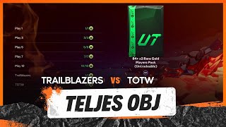 EA FC 25  6Rész  A Teljes Trailblazers VS TOTW OBJ Reward [upl. by Aihsekat]