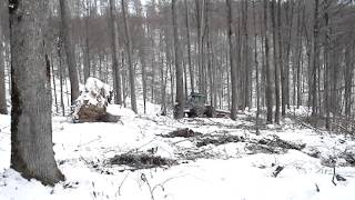 Timberjack 240 C skidder [upl. by Aissilem]