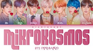 BTS 방탄소년단 – Mikrokosmos 소우주 color codes lyrics HanRomEsp [upl. by Hump223]