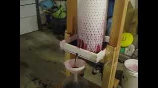 Homemade winepress [upl. by Koch845]