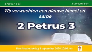 Zondag 8 september 2024 Live Eredienst Baptistengemeente Amsterdam Noord [upl. by Ladnor163]