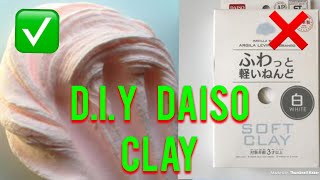 How to make your own Daiso soft clayDIY Daiso clay [upl. by Madelina]