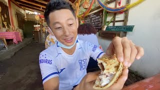 Trying traditional CAMPESINO food in Honduras 🇭🇳🌽 La Campesina de Las Riguas San Pedro Sula [upl. by Theola]