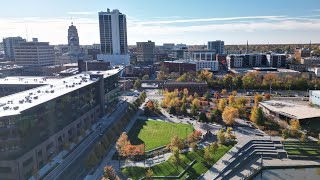 Fall Flight Downtown Fort Wayne Indiana [upl. by Kenn]