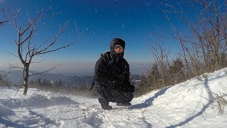 Extreme Eissturmwanderung auf der Hornisgrinde im Nordschwarzwald [upl. by Soisatsana]