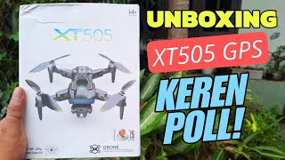 Unboxing Drone XT505 GPS [upl. by Ynnattirb24]