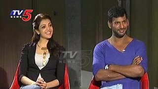 Vishal quot Jayasurya quot Movie  Kajal  Vishal Interview  TV5 News [upl. by Hainahpez]