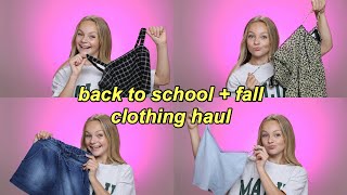 back to schoolfall clothing haul  Pressley Hosbach [upl. by Bonns837]