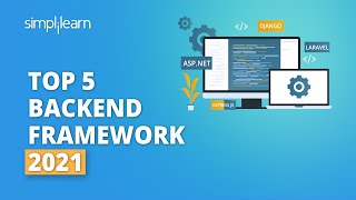 Top 5 Backend Frameworks 2021  Best Backend Framework 2021  Shorts  Simplilearn [upl. by Nims]