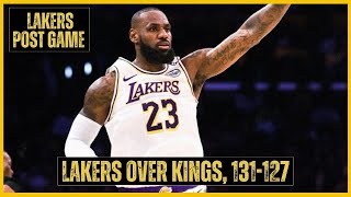 Lebron amp AD Carry The LakeShow Over The Kings 131127  Lakers Start Season 30 [upl. by Rabelais]