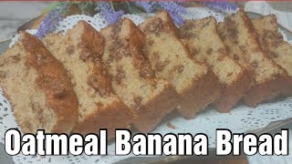 Healthy Banana Bread  no flour  no sugar delicious and very easy recipe [upl. by Emlyn]