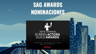 SAG Awards  Nominaciones [upl. by Kiersten]