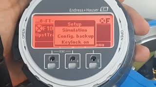 How To Unlock  Lock Parameter Setting Proline Prosonic Flow meter  Electromagnetic Type [upl. by Charley]