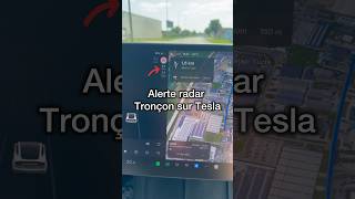 Alerte radar tronçon sur Tesla [upl. by Ocsisnarf825]