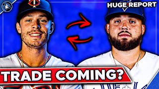 Trade Rumours ESCALATING Insider Reveals HUGE Potential Trade with Twins  Toronto Blue Jays News [upl. by Nairahcaz797]