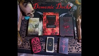 Demonic Decks Dark Magick Oracle and Tarot Decks [upl. by Hackney832]