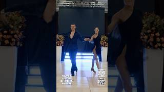 Silver Latin Cha Cha Routine 💃🏼🕺🏼 Mikhail and Elina [upl. by Giamo]