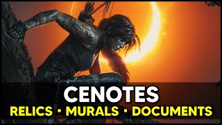 Shadow of the Tomb Raider  CENOTES Survival Caches Documents Relics Locations [upl. by Hubbard]