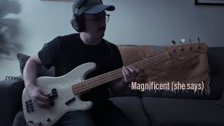 Magnificent She Says  Elbow  Bass Cover [upl. by Janiuszck]