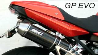 TRIUMPH SPEED TRIPLE 1050 SCPROJECT EXHAUST VIDEOampSOUND [upl. by Attennaej]