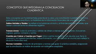 Conciliacion Cuadratica Contabilidad 1 [upl. by Pelletier]