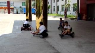 Mini hoverkart make you ride a hoverboard easy and fast with funs [upl. by Sair]