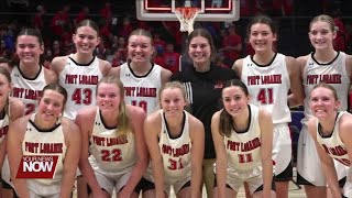 DIV IV Girls Hoops Fort Loramie Completes ComefromBehind Win over Crestview Redskins Return to [upl. by Nnawtna]