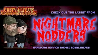 NIGHTMARE NODDERS  Terror Train  handmade horror themed collectables [upl. by Hnib]