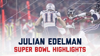 Julian Edelmans Clutch Performance  Patriots vs Falcons  Super Bowl Player Highlights [upl. by Yankee127]