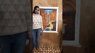 Atma se parmatma ka Milan viralvideo art youtubeshorts drawing acrylicpainting [upl. by Gale860]