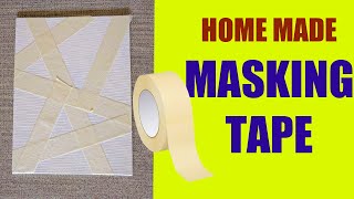 HOMEMADE MASKING TAPE I DIY MASKING TAPE I MASKING TAPE MAKING AT HOME I [upl. by Otrebogir664]