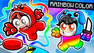 Playing As RAINBOW COLOR Imposters In Among Us [upl. by Ammadis]