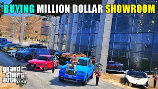 GTA 5  MICHAELS BIGGEST LUXURY CAR SHOWROOM  BB GAMING [upl. by Reerg422]