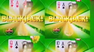 125 hands of video blackjack😵‍💫 How many blackjacks can I get😤 [upl. by Hall]